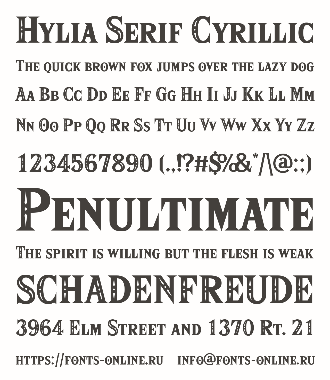 Hylia Serif Cyrillic Free Font Download
